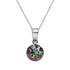 Серебряный кулон "Классика (Vitrail Medium)" с кристаллами Swarovski™
